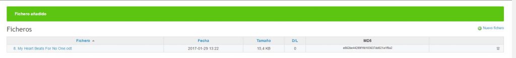 archivo subido